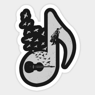 Musical - Double Bass Sticker